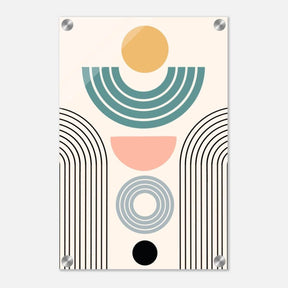 Da Vinci Wall art Print | Geometric Modern Minimalist wall art print | Bohemian - Acrylic Print - 30x45 cm / 12x18″ - 