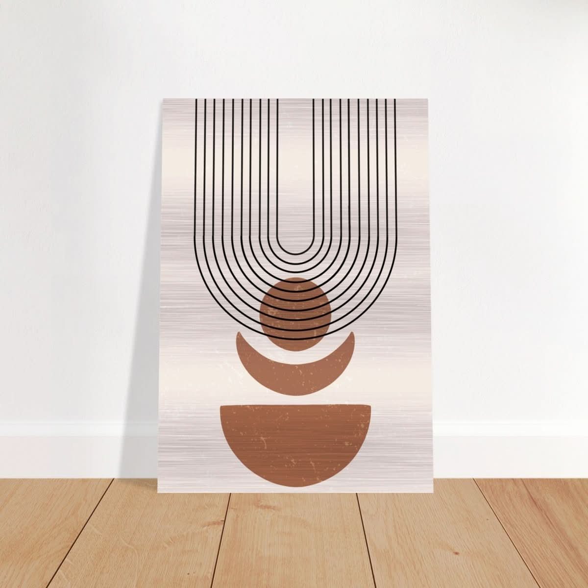 Da Vinci Wall art Print | Geometric Modern Minimalist wall art print | Bohemian - Brushed Aluminum Print - 70x100 cm / 28x40″ - 