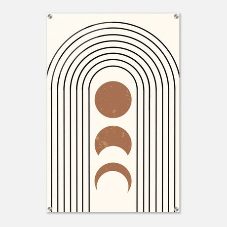Da Vinci Wall art Print | Geometric Modern Minimalist wall art print | Bohemian - Acrylic Print - 60x90 cm / 24x36″ - 