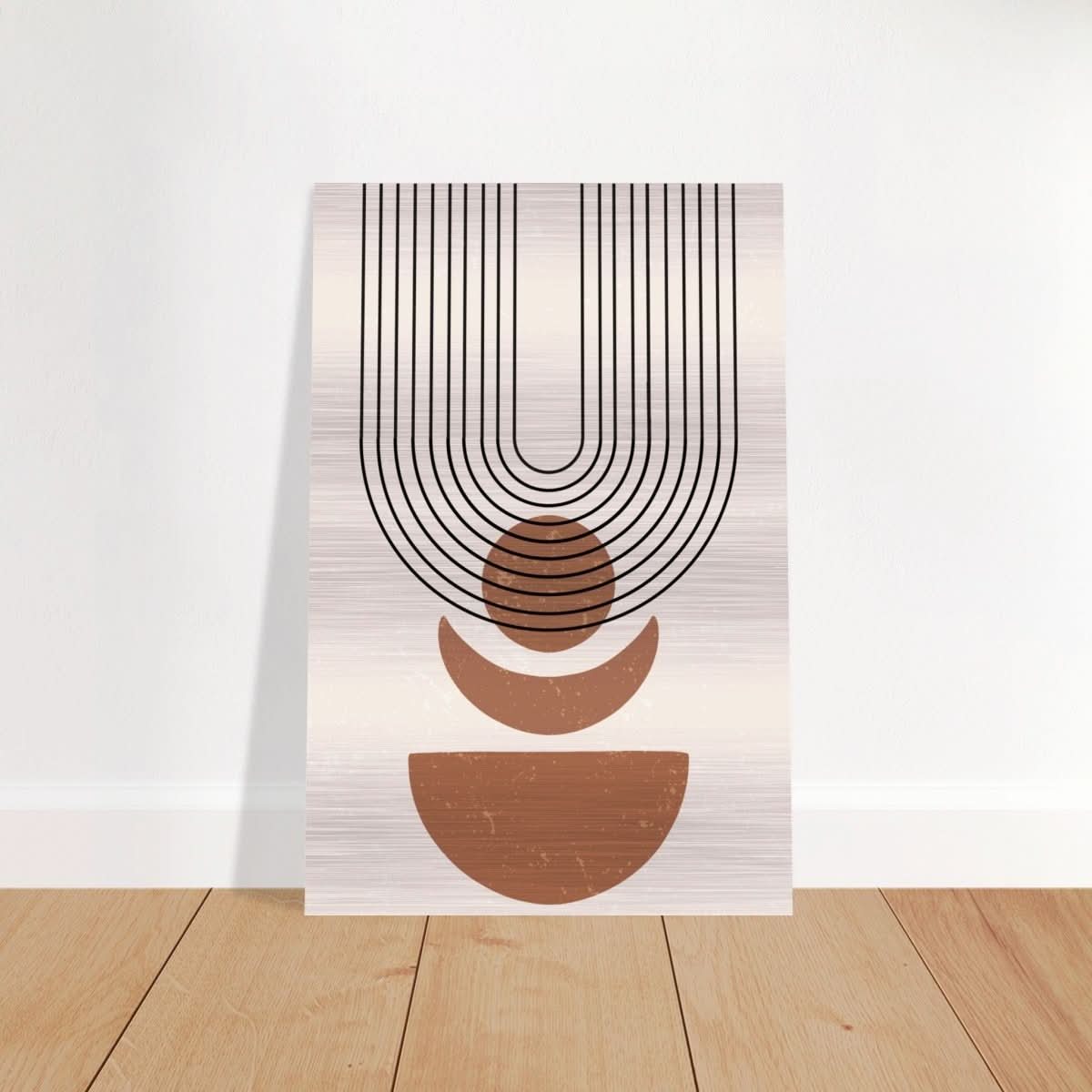 Da Vinci Wall art Print | Geometric Modern Minimalist wall art print | Bohemian - Brushed Aluminum Print - 60x90 cm / 24x36″ - 