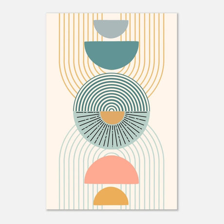 Da Vinci Wall art Print | Geometric Modern Minimalist wall art print | Bohemian - Aluminum Print - 60x90 cm / 24x36″ - 