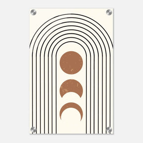 Da Vinci Wall art Print | Geometric Modern Minimalist wall art print | Bohemian - Acrylic Print - 30x45 cm / 12x18″ - 