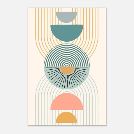 Da Vinci Wall art Print | Geometric Modern Minimalist wall art print | Bohemian - Aluminum Print - 50x75 cm / 20x30″ - 