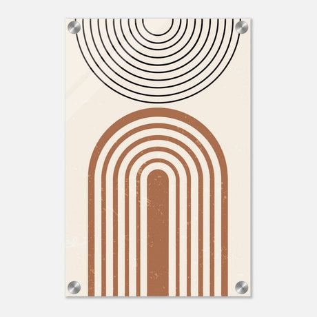 Da Vinci Wall art Print | Geometric Modern Minimalist wall art print | Bohemian - Acrylic Print - 30x45 cm / 12x18″ - 