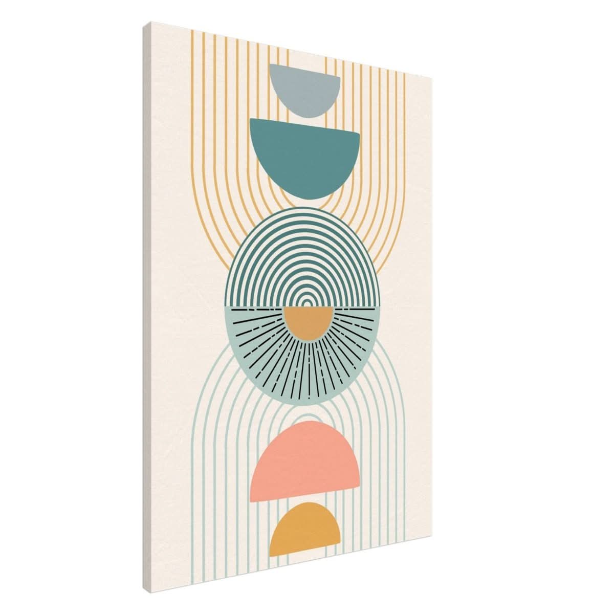 Da Vinci Wall art Print | Geometric Modern Minimalist wall art print | Bohemian - Canvas - 70x100 cm / 28x40″ - Slim