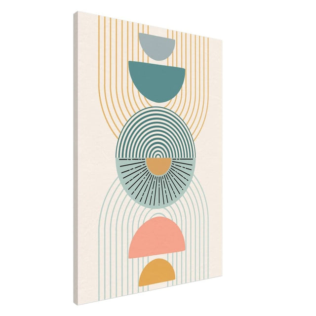 Da Vinci Wall art Print | Geometric Modern Minimalist wall art print | Bohemian - Canvas - 70x100 cm / 28x40″ - Slim