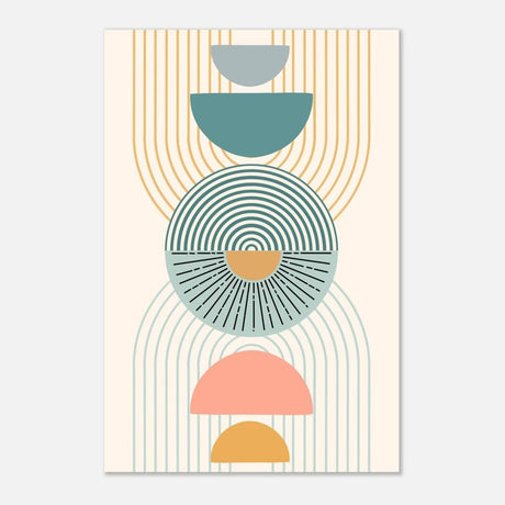 Da Vinci Wall art Print | Geometric Modern Minimalist wall art print | Bohemian - Aluminum Print - 30x45 cm / 12x18″ - 