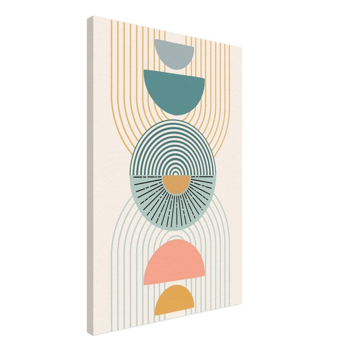Da Vinci Wall art Print | Geometric Modern Minimalist wall art print | Bohemian - Canvas - 50x75 cm / 20x30″ - Slim
