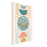 Da Vinci Wall art Print | Geometric Modern Minimalist wall art print | Bohemian - Canvas - 50x75 cm / 20x30″ - Slim