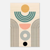 Da Vinci Wall art Print | Geometric Modern Minimalist wall art print | Bohemian - Wood Prints - 50x75 cm / 20x30″ - 20 mm