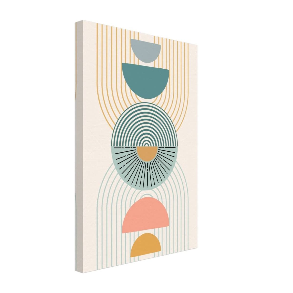 Da Vinci Wall art Print | Geometric Modern Minimalist wall art print | Bohemian - Canvas - 30x45 cm / 12x18″ - Slim