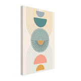 Da Vinci Wall art Print | Geometric Modern Minimalist wall art print | Bohemian - Canvas - 30x45 cm / 12x18″ - Slim