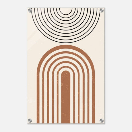 Da Vinci Wall art Print | Geometric Modern Minimalist wall art print | Bohemian - Acrylic Print - 40x60 cm / 16x24″ - 
