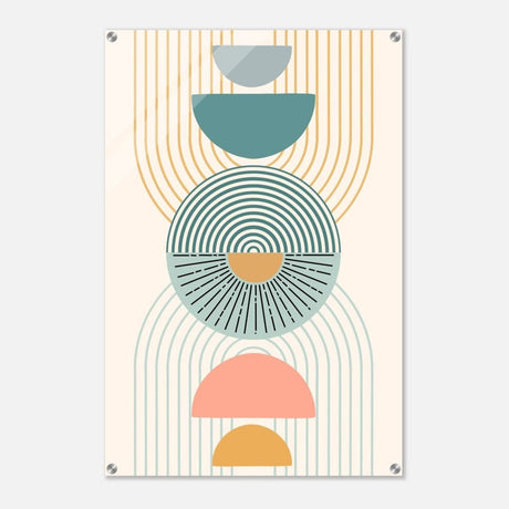 Da Vinci Wall art Print | Geometric Modern Minimalist wall art print | Bohemian - Acrylic Print - 60x90 cm / 24x36″ - 
