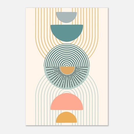 Da Vinci Wall art Print | Geometric Modern Minimalist wall art print | Bohemian - Aluminum Print - 70x100 cm / 28x40″ - 