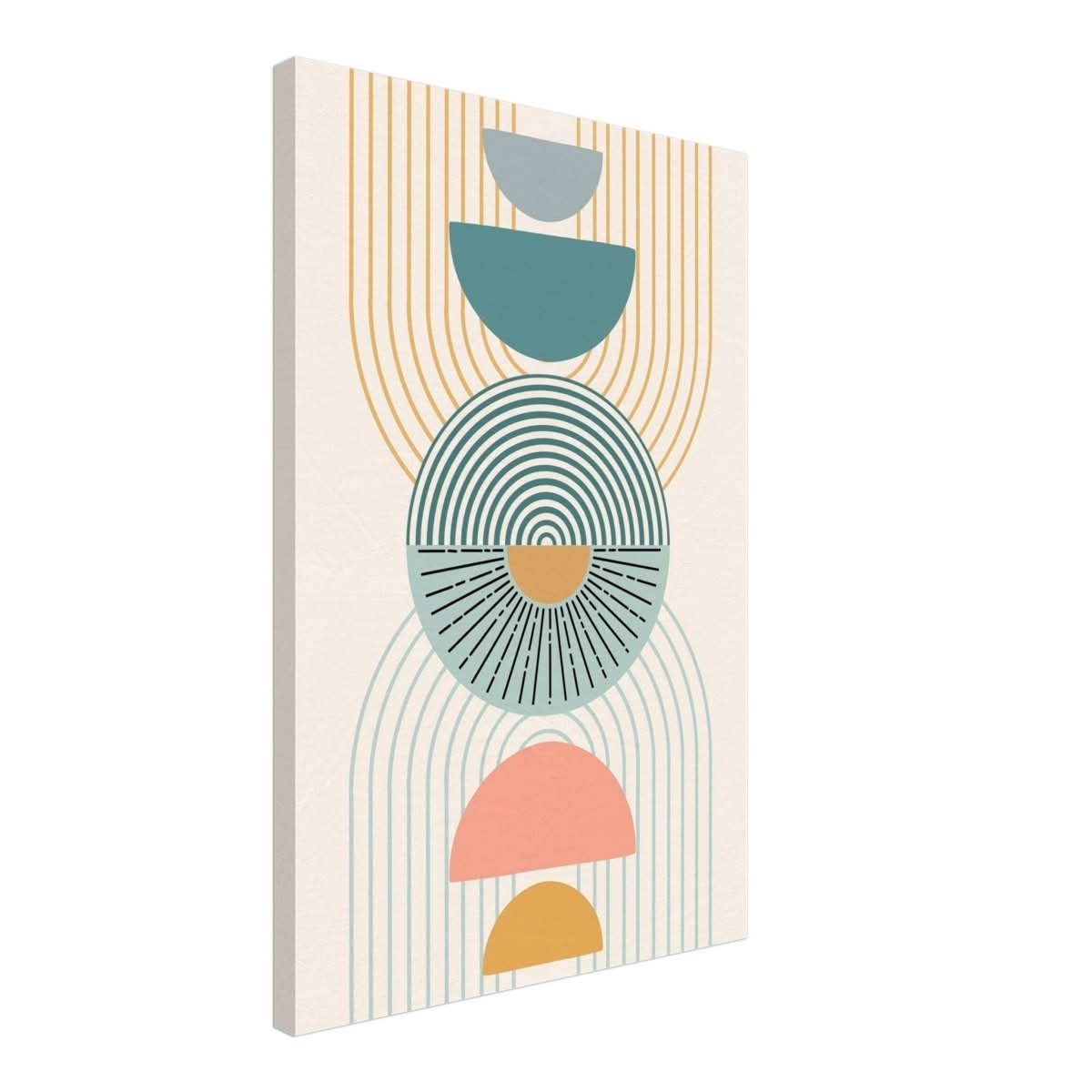 Da Vinci Wall art Print | Geometric Modern Minimalist wall art print | Bohemian - Canvas - 50x75 cm / 20x30″ - Thick