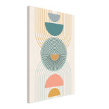 Da Vinci Wall art Print | Geometric Modern Minimalist wall art print | Bohemian - Canvas - 50x75 cm / 20x30″ - Thick