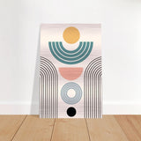 Da Vinci Wall art Print | Geometric Modern Minimalist wall art print | Bohemian - Brushed Aluminum Print - 40x60 cm / 16x24″ - 