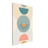 Da Vinci Wall art Print | Geometric Modern Minimalist wall art print | Bohemian - Canvas - 40x60 cm / 16x24″ - Slim