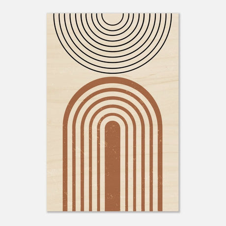 Da Vinci Wall art Print | Geometric Modern Minimalist wall art print | Bohemian - Wood Prints - 60x90 cm / 24x36″ - 10 mm