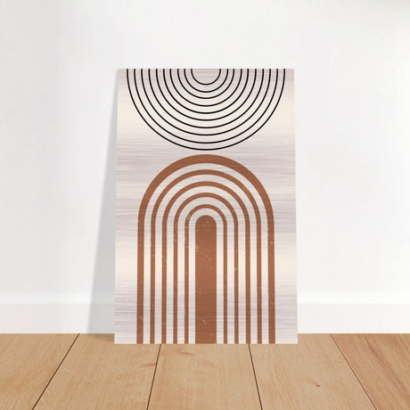 Da Vinci Wall art Print | Geometric Modern Minimalist wall art print | Bohemian - Brushed Aluminum Print - 60x90 cm / 24x36″ - 