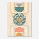 Da Vinci Wall art Print | Geometric Modern Minimalist wall art print | Bohemian - Wood Prints - 70x100 cm / 28x40″ - 20 mm