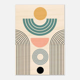 Da Vinci Wall art Print | Geometric Modern Minimalist wall art print | Bohemian - Wood Prints - 70x100 cm / 28x40″ - 20 mm