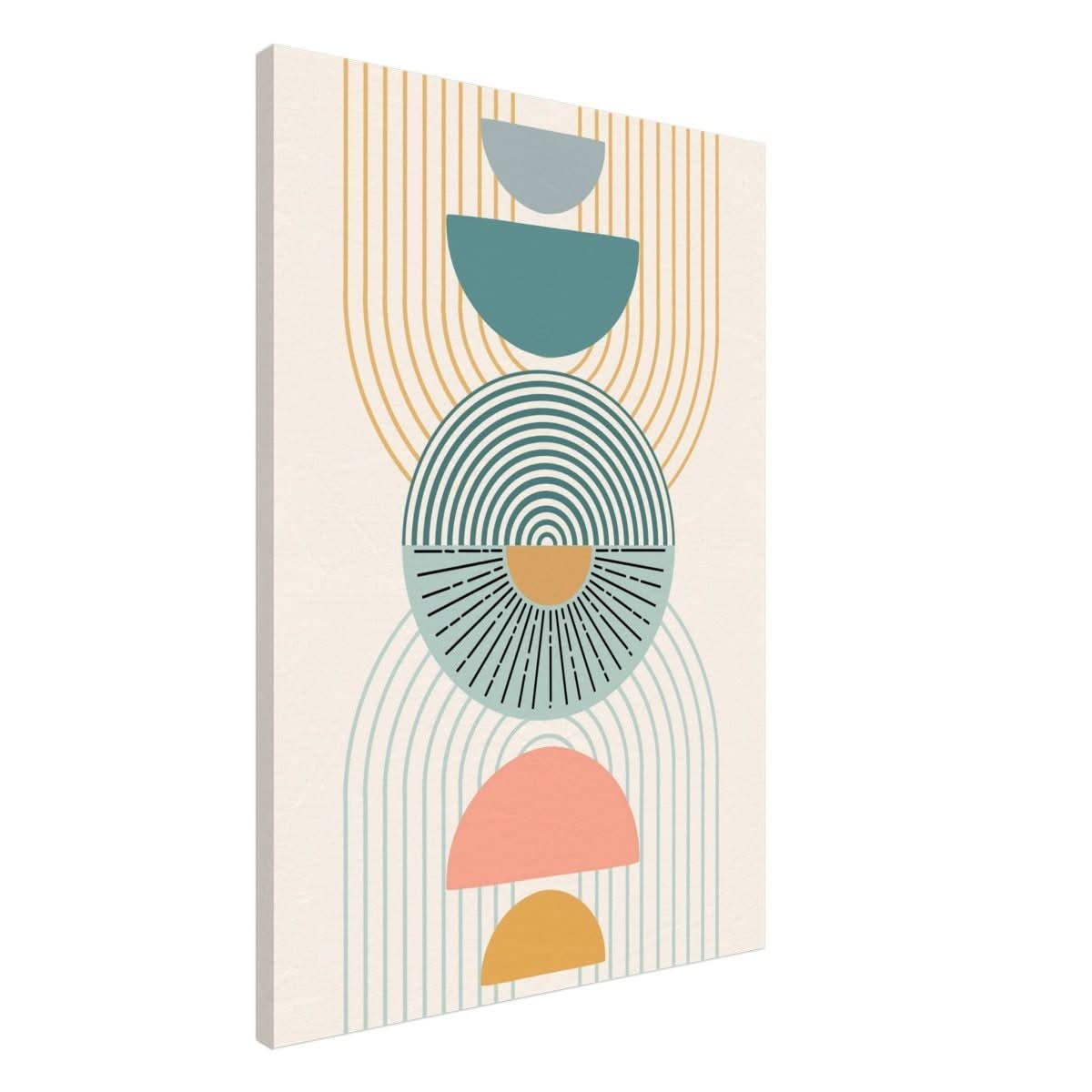 Da Vinci Wall art Print | Geometric Modern Minimalist wall art print | Bohemian - Canvas - 70x100 cm / 28x40″ - Thick