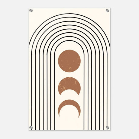 Da Vinci Wall art Print | Geometric Modern Minimalist wall art print | Bohemian - Acrylic Print - 50x75 cm / 20x30″ - 