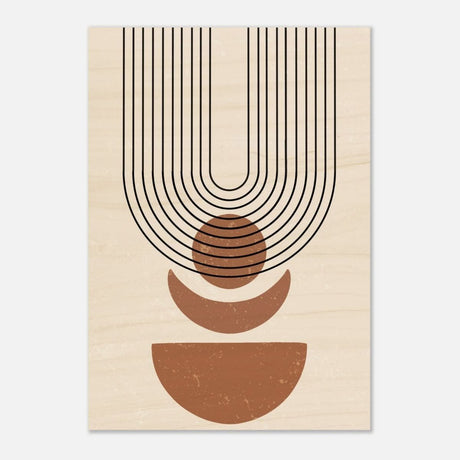Da Vinci Wall art Print | Geometric Modern Minimalist wall art print | Bohemian - Wood Prints - 70x100 cm / 28x40″ - 10 mm