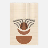 Da Vinci Wall art Print | Geometric Modern Minimalist wall art print | Bohemian - Wood Prints - 50x75 cm / 20x30″ - 10 mm