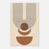 Da Vinci Wall art Print | Geometric Modern Minimalist wall art print | Bohemian - Wood Prints - 40x60 cm / 16x24″ - 10 mm