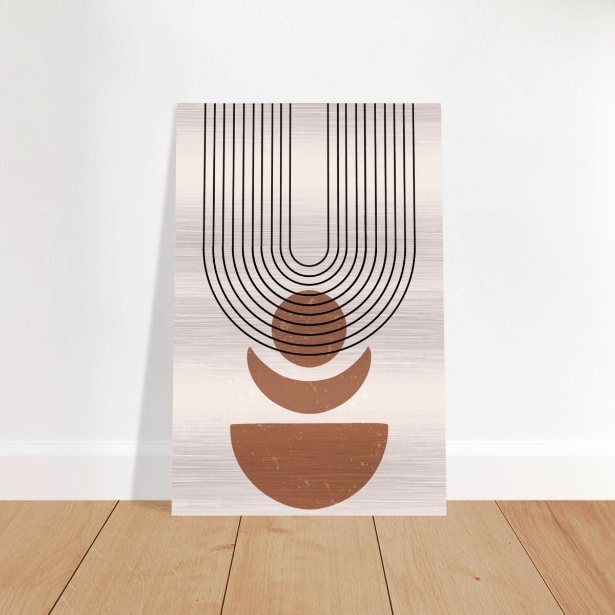 Da Vinci Wall art Print | Geometric Modern Minimalist wall art print | Bohemian - Brushed Aluminum Print - 50x75 cm / 20x30″ - 