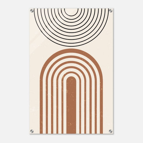 Da Vinci Wall art Print | Geometric Modern Minimalist wall art print | Bohemian - Acrylic Print - 50x75 cm / 20x30″ - 