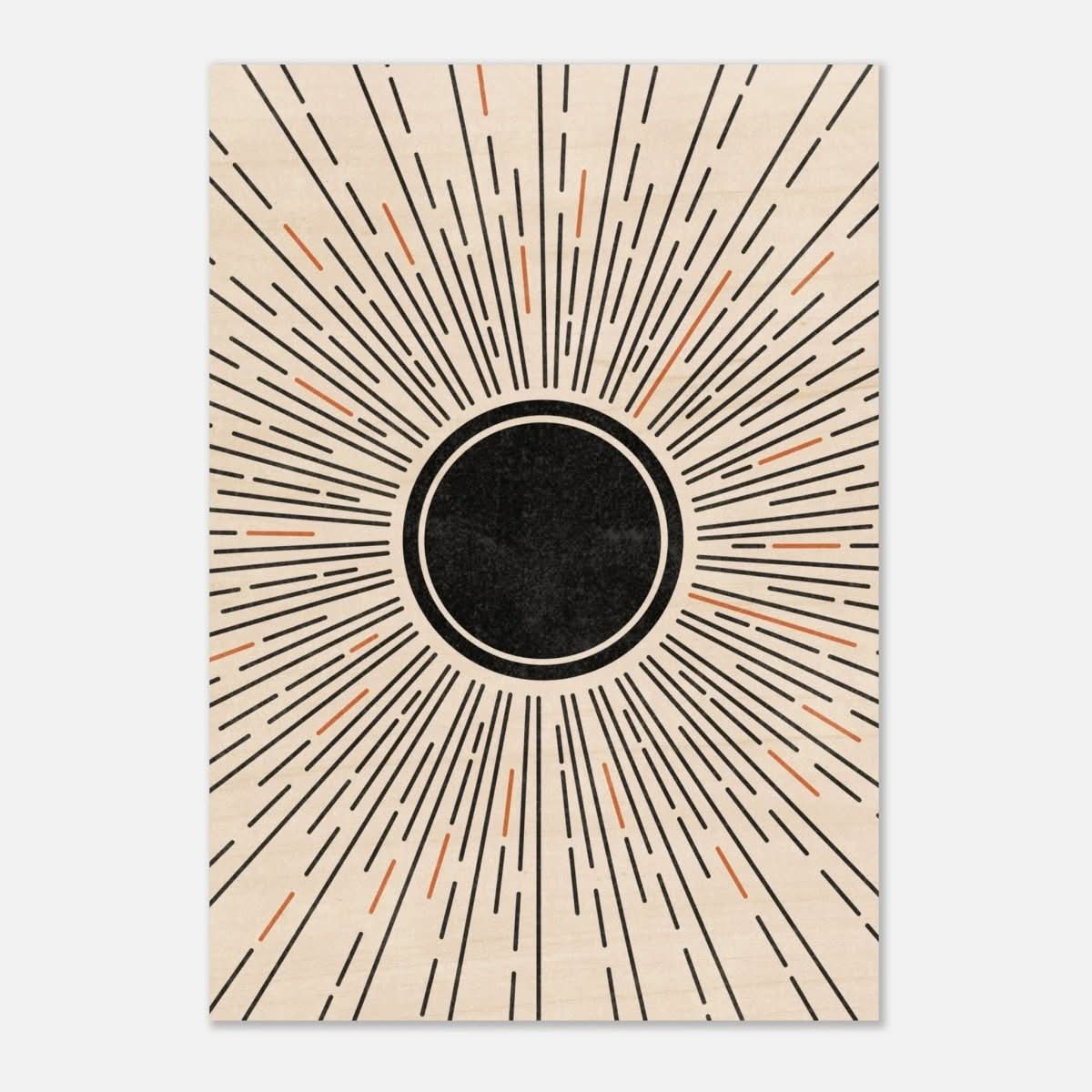 Da Vinci Wall art Print | Geometric Modern wall art print | Bohemian - Wood Prints - 70x100 cm / 28x40″ - 10 mm