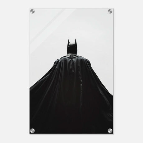 Da Vinci Wall art Print | Pop art wall art print collection | Batman | black and white - Acrylic Print - 40x60 cm / 16x24″ - 