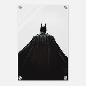 Da Vinci Wall art Print | Pop art wall art print collection | Batman | black and white - Acrylic Print - 30x45 cm / 12x18″ - 