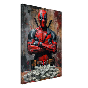 Da Vinci Wall art Print | Pop art wall art print collection | Deadpool - Canvas - 70x100 cm / 28x40″ - Thick