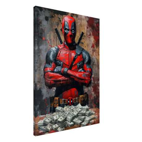 Da Vinci Wall art Print | Pop art wall art print collection | Deadpool - Canvas - 70x100 cm / 28x40″ - Thick