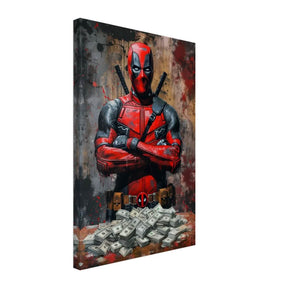 Da Vinci Wall art Print | Pop art wall art print collection | Deadpool - Canvas - 40x60 cm / 16x24″ - Thick