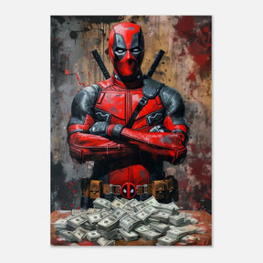 Da Vinci Wall art Print | Pop art wall art print collection | Deadpool - Aluminum Print - 70x100 cm / 28x40″ - 