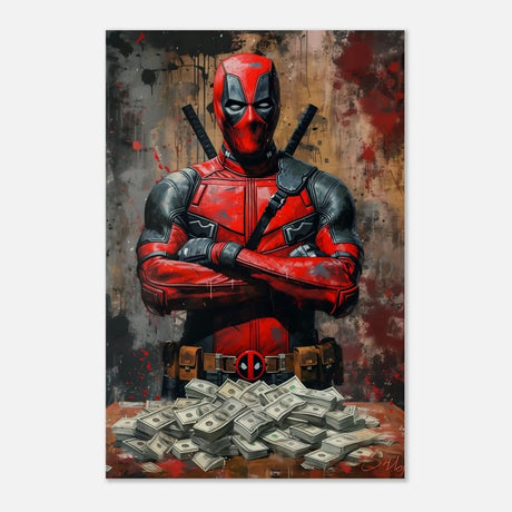 Da Vinci Wall art Print | Pop art wall art print collection | Deadpool - Wood Prints - 30x45 cm / 12x18″ - 20 mm