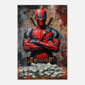 Da Vinci Wall art Print | Pop art wall art print collection | Deadpool - Aluminum Print - 60x90 cm / 24x36″ - 