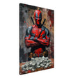 Da Vinci Wall art Print | Pop art wall art print collection | Deadpool - Canvas - 60x90 cm / 24x36″ - Slim