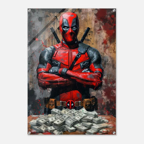 Da Vinci Wall art Print | Pop art wall art print collection | Deadpool - Acrylic Print - 70x100 cm / 28x40″ - 
