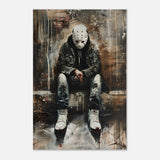 Da Vinci Wall art Print | Pop art wall art print collection |Jason Voorhees | Comic - Wood Prints - 30x45 cm / 12x18″ - 