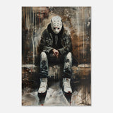 Da Vinci Wall art Print | Pop art wall art print collection |Jason Voorhees | Comic - Wood Prints - 70x100 cm / 28x40″ - 