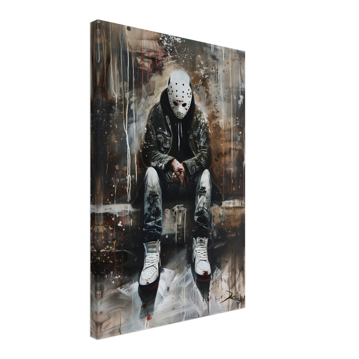 Da Vinci Wall art Print | Pop art wall art print collection |Jason Voorhees | Comic - Canvas - 40x60 cm / 16x24″ - 