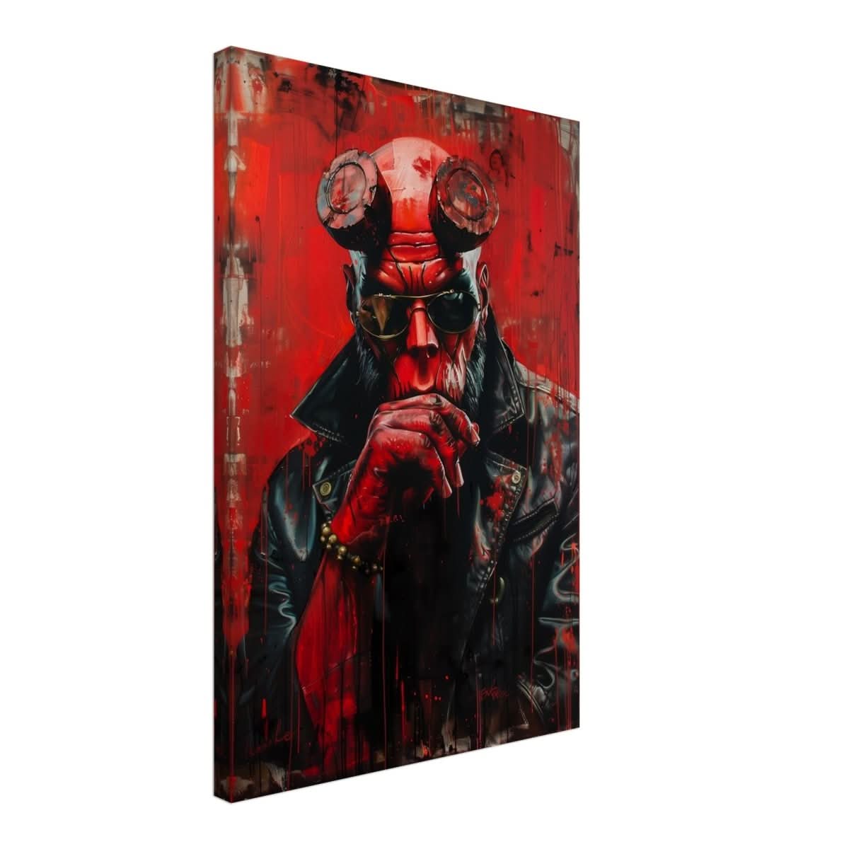Da Vinci Wall art Print | Pop art wall art print collection | Korg | Marvel - Canvas - 40x60 cm / 16x24″ - Slim