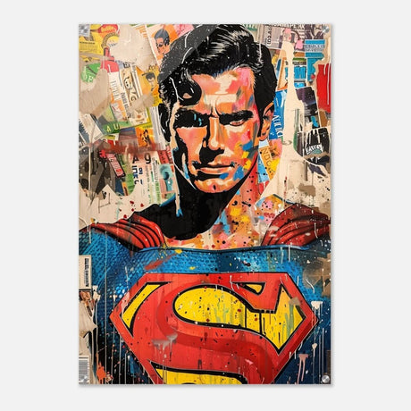 Da Vinci Wall art Print | Pop art wall art print collection | Superman - Acrylic Print - 70x100 cm / 28x40″ - 